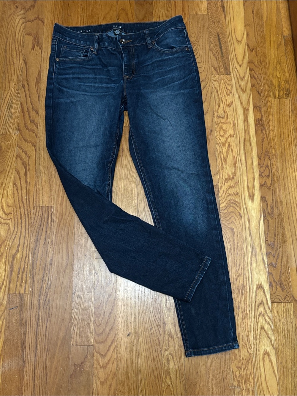 ANA Women's Dark Indigo Skinny Jeans with Stretch